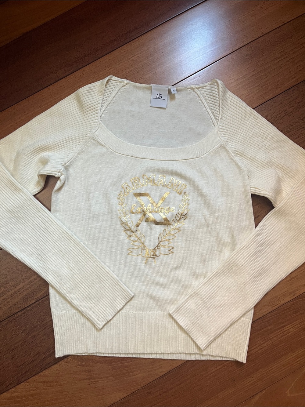 EUC Y2K Armani Exchange Logo Sweater